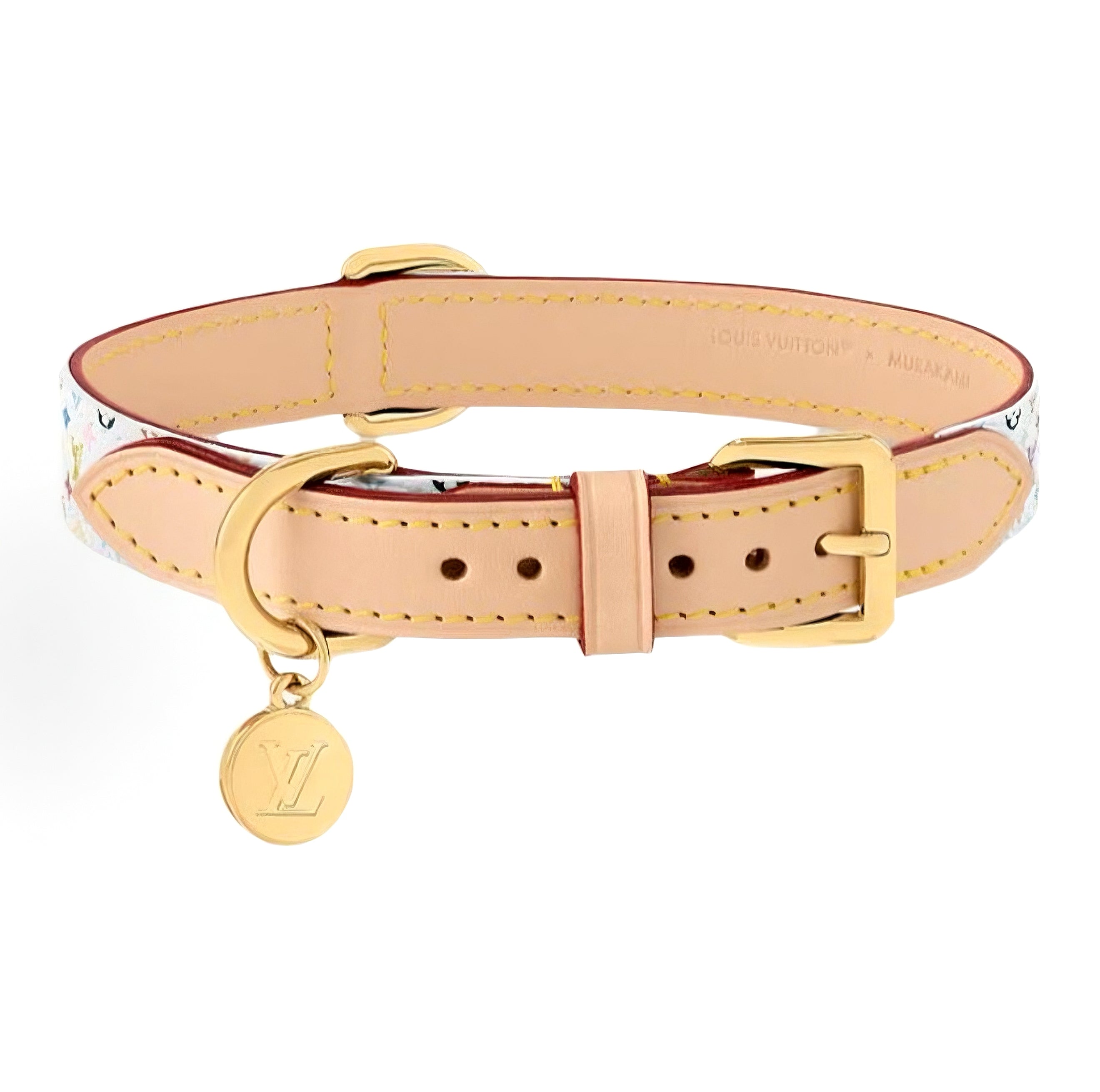 LV x TM Monogram Multicolor Dog Collar MM