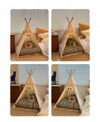 Snow-Cap Teepee Open-Style Pet Tent