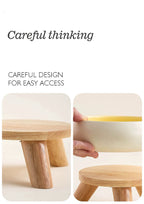 Petdebby Ceramic Elevated Pet Wood Table