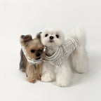 Kyawkyaw Blue Striped Dog Shirt Cotton