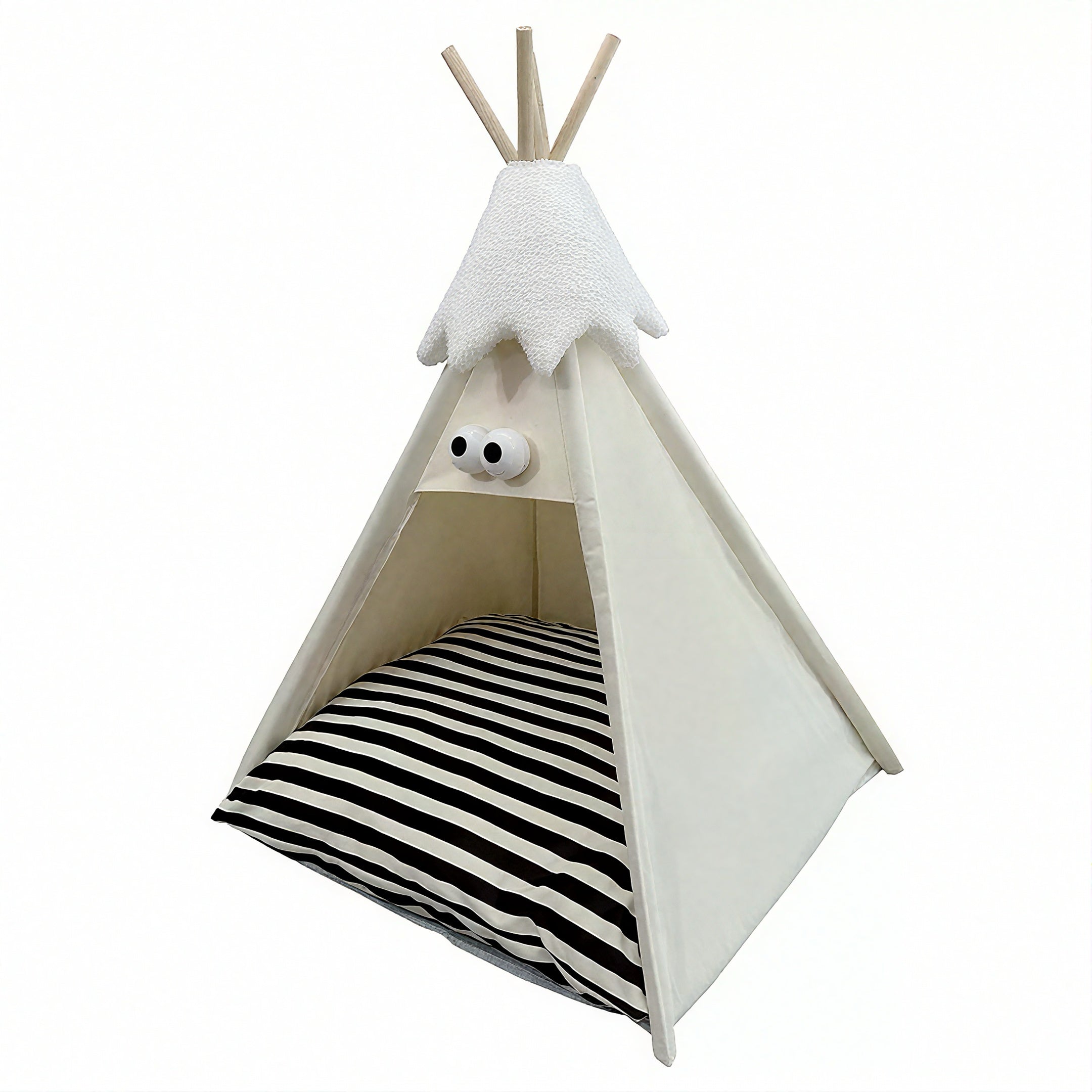 Snow-Cap Teepee Open-Style Pet Tent