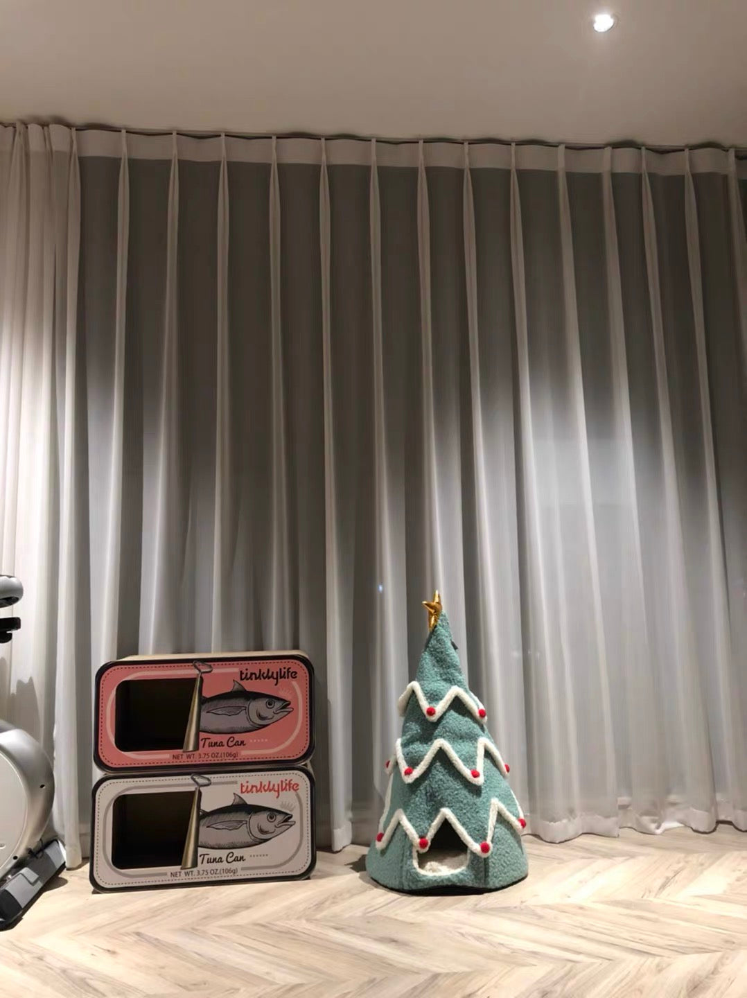 Christmas Tree Cat House