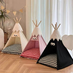 Snow-Cap Teepee Open-Style Pet Tent