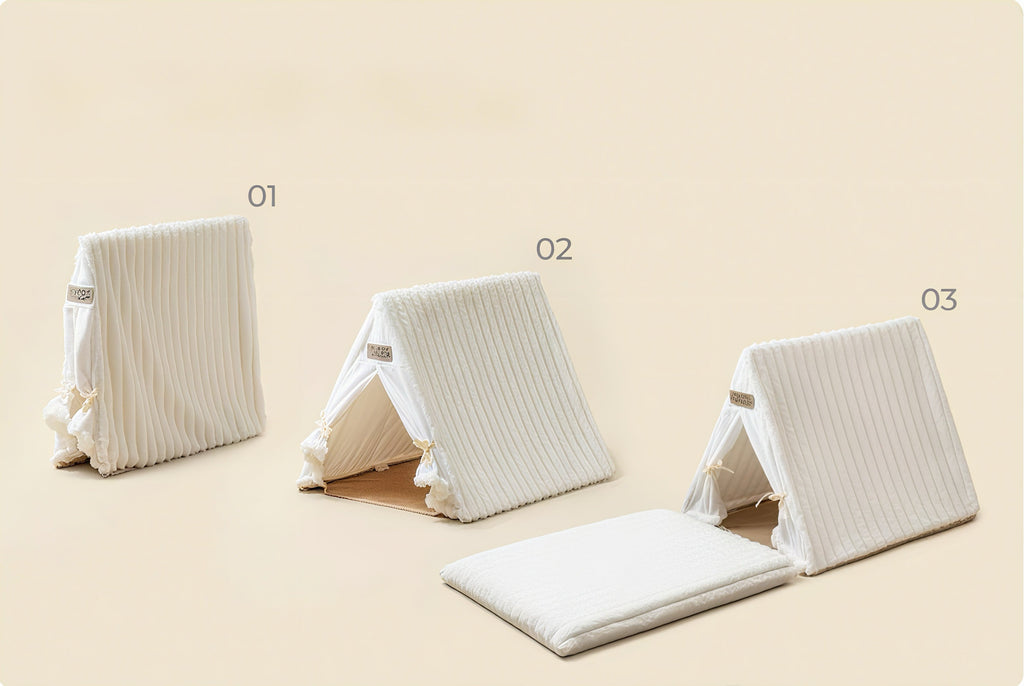 Minimal Foldable Pet Tent Bed