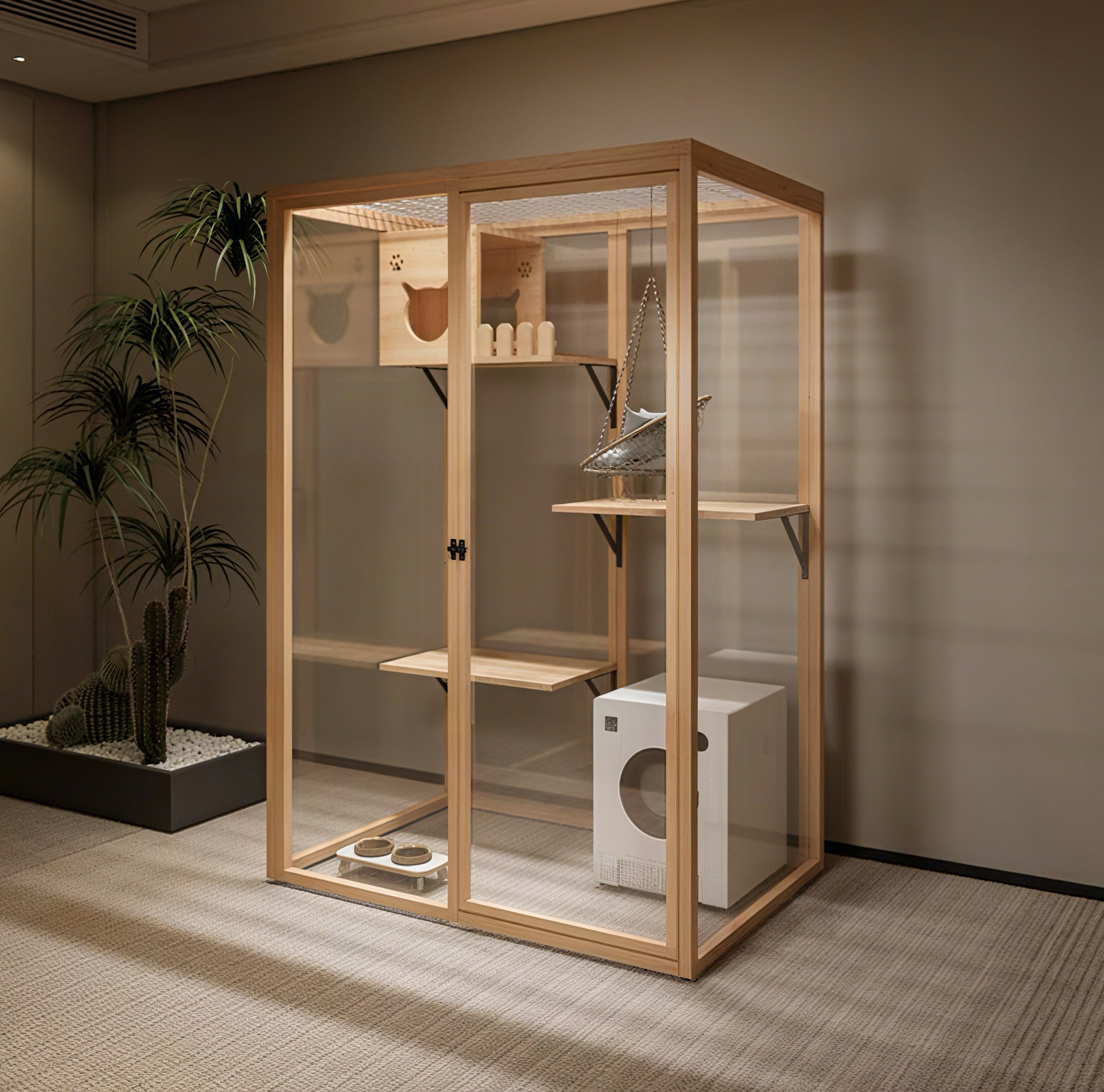 Luxury Modular Cat Enclosure & Indoor Cat Villa