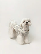 Kyawkyaw Blue Striped Dog Shirt Cotton