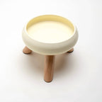 Petdebby Ceramic Elevated Pet Wood Table