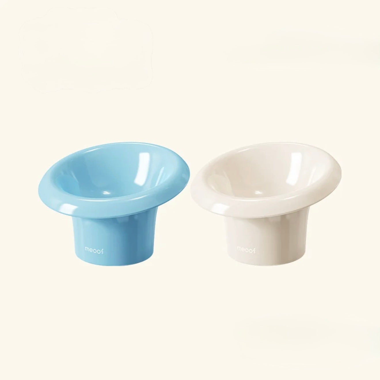 Fafa Elevated Ceramic Cat Bowl Set