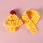 Knitted Pet Winter Hat & Scarf Set