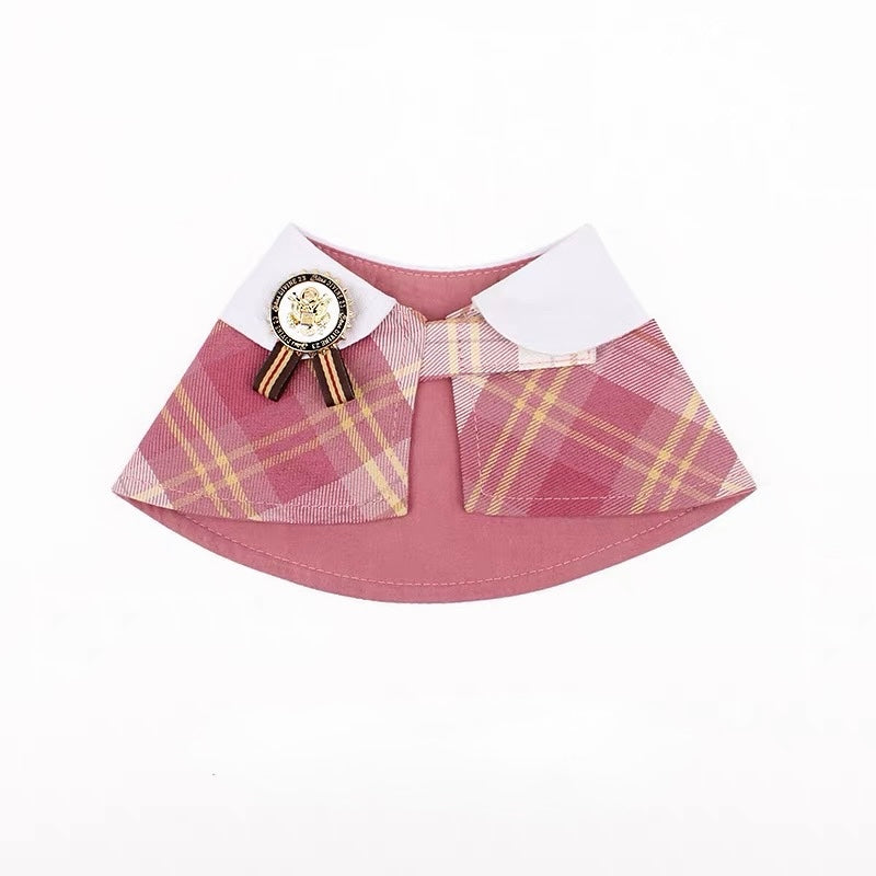 Classic Plaid Pet Scarf Collar