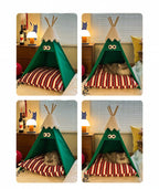 Snow-Cap Teepee Open-Style Pet Tent