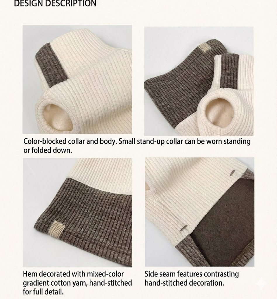 Kyawkyaw Blue Striped Dog Shirt Cotton