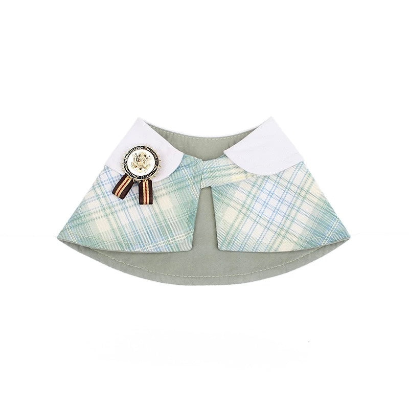 Classic Plaid Pet Scarf Collar