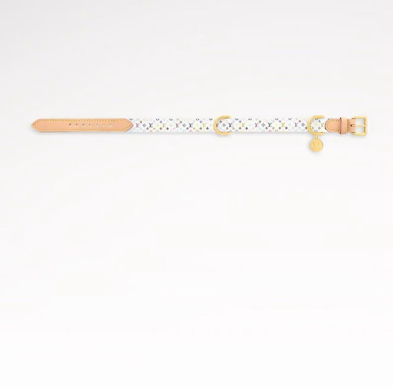 LV x TM Monogram Multicolor Dog Collar MM