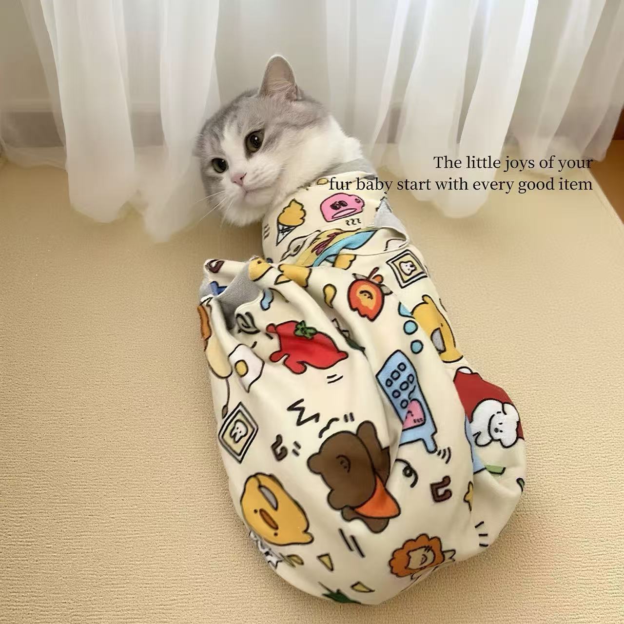 Grooming Swaddle Blanket – Nail Trimming Helper for Pets