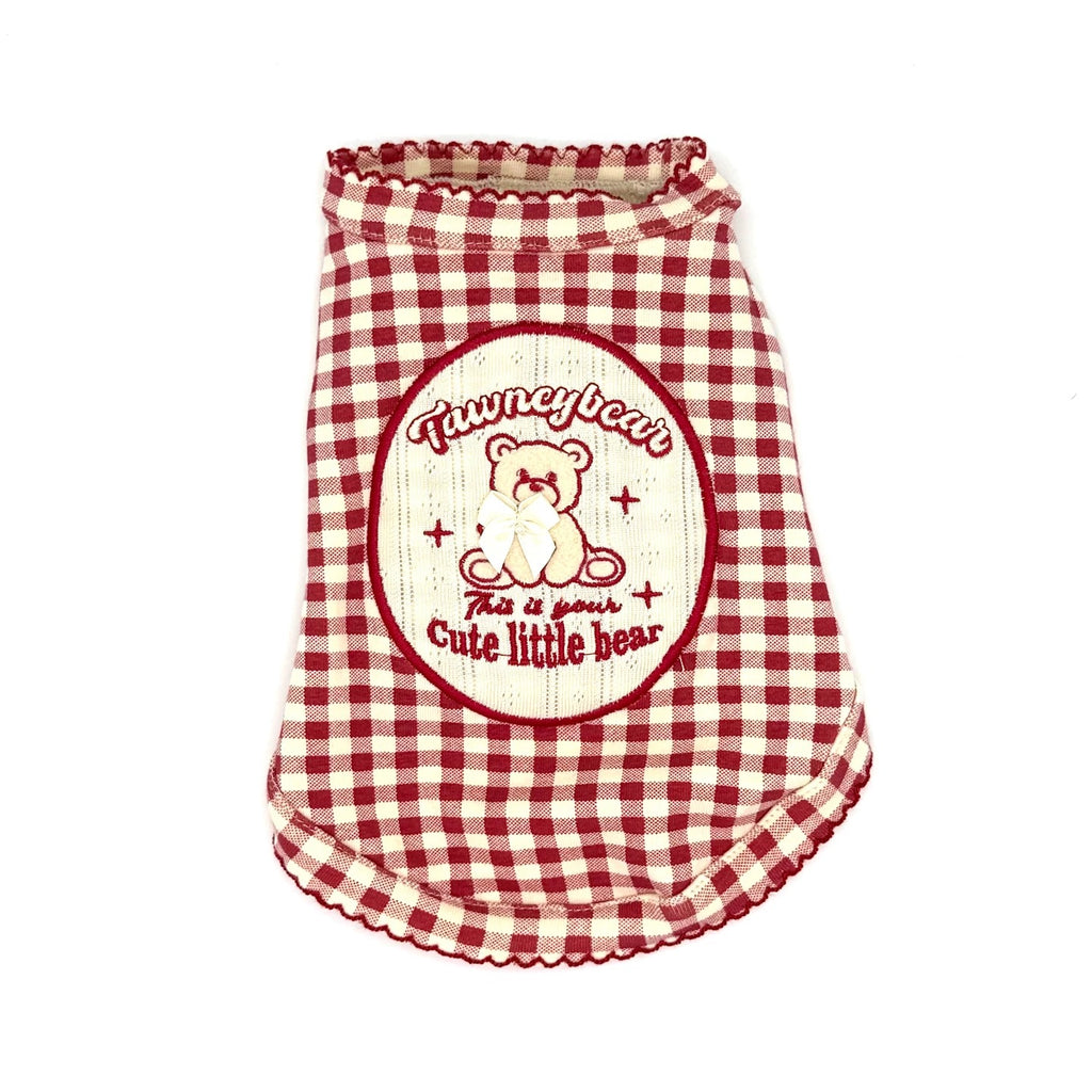 TawneyBear Gingham Vest