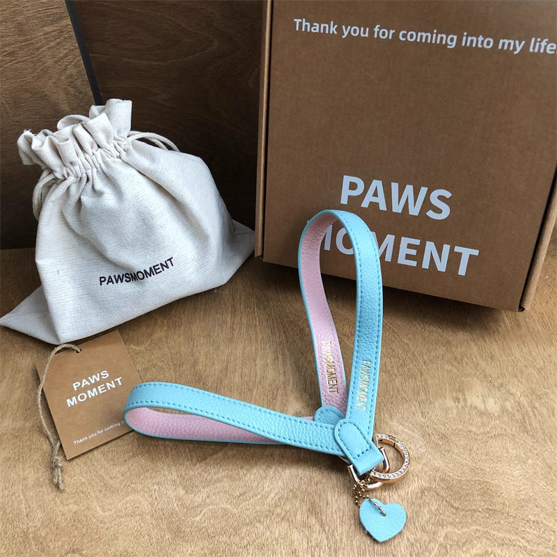 PAWSMOMENT Lili Leather Dog Harness