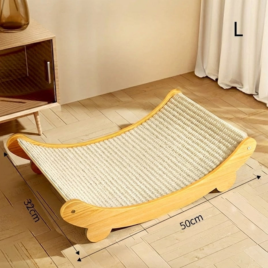 Curved Sisal Cat Lounger