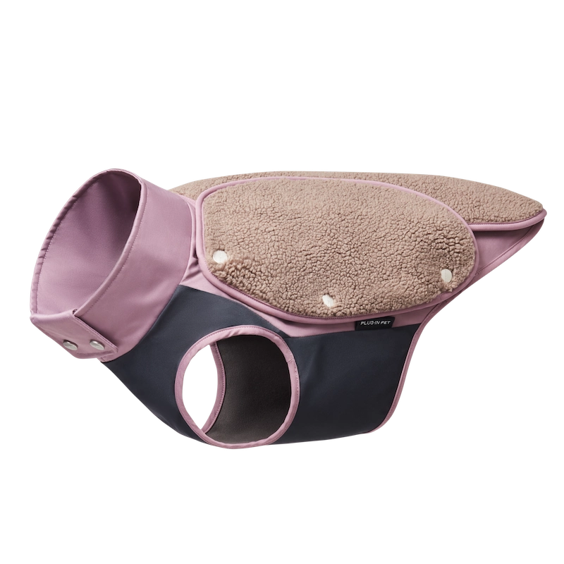 Plug In Pet Detachable Warm-Layer Color-Block Pet Jacket