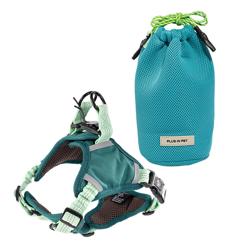 PLUG-IN PET Color-Block Outdoor Harness