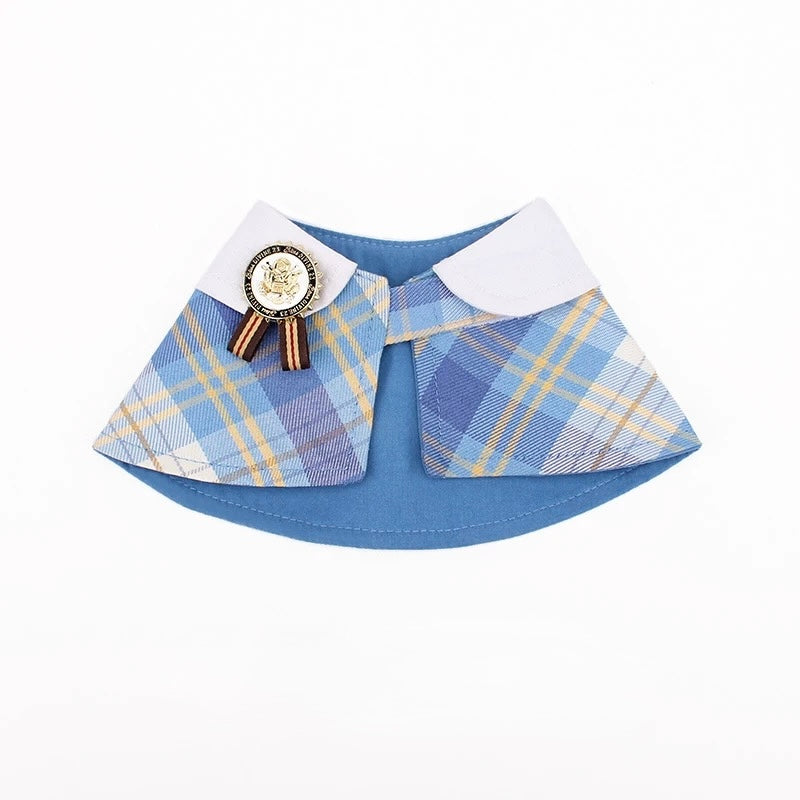 Classic Plaid Pet Scarf Collar