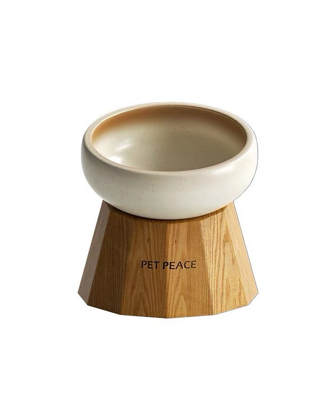 Pet Peace ceramic pet bowl set