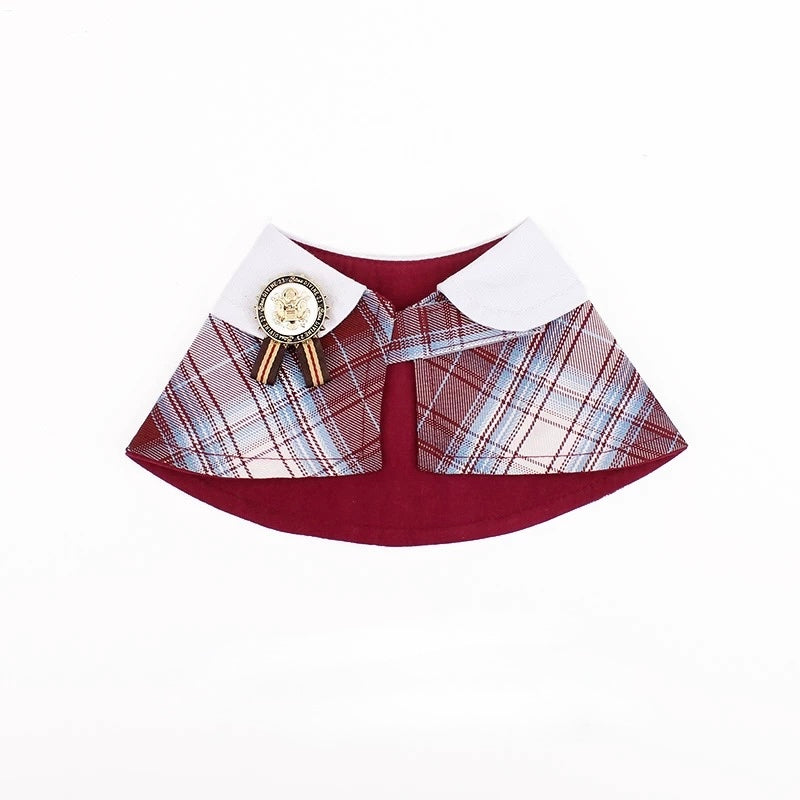 Classic Plaid Pet Scarf Collar