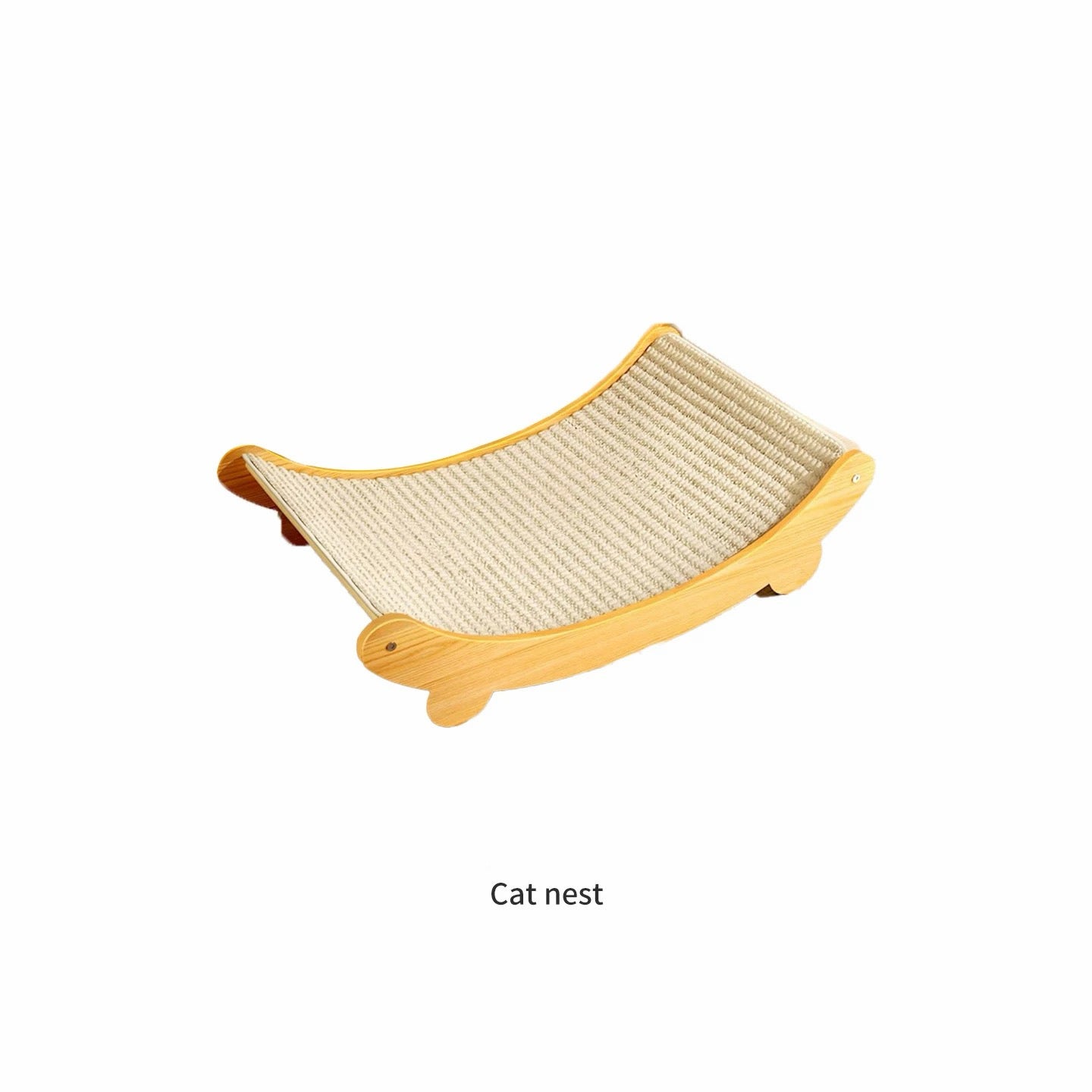 Curved Sisal Cat Lounger